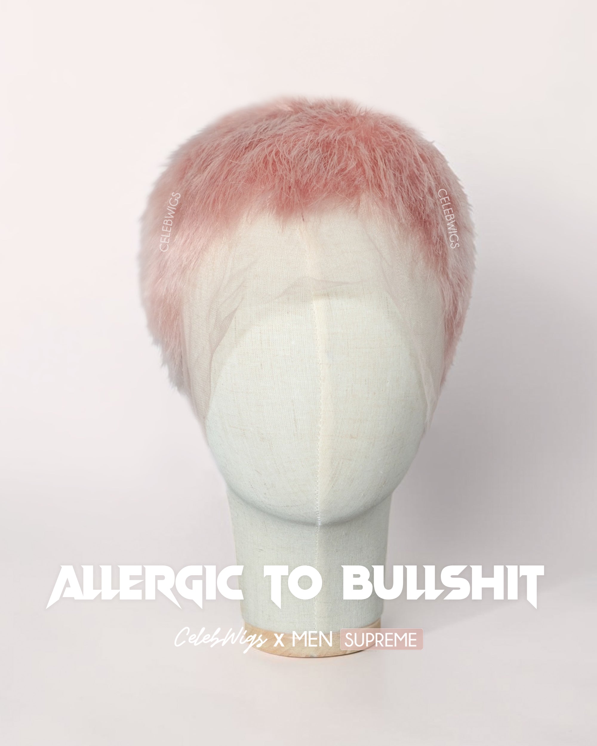 CELEBWIGS MEN  / BUZZCUT : ALLERGIC TO BULLSHIT (SUPREME)