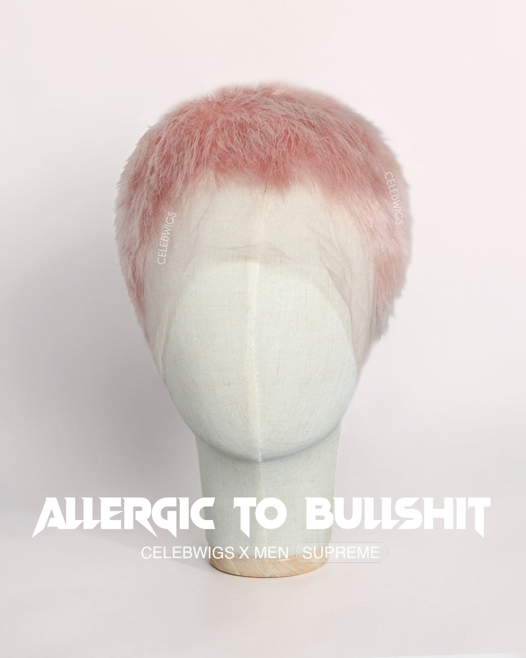 CELEBWIGS MEN  / BUZZCUT : ALLERGIC TO BULLSHIT (SUPREME)