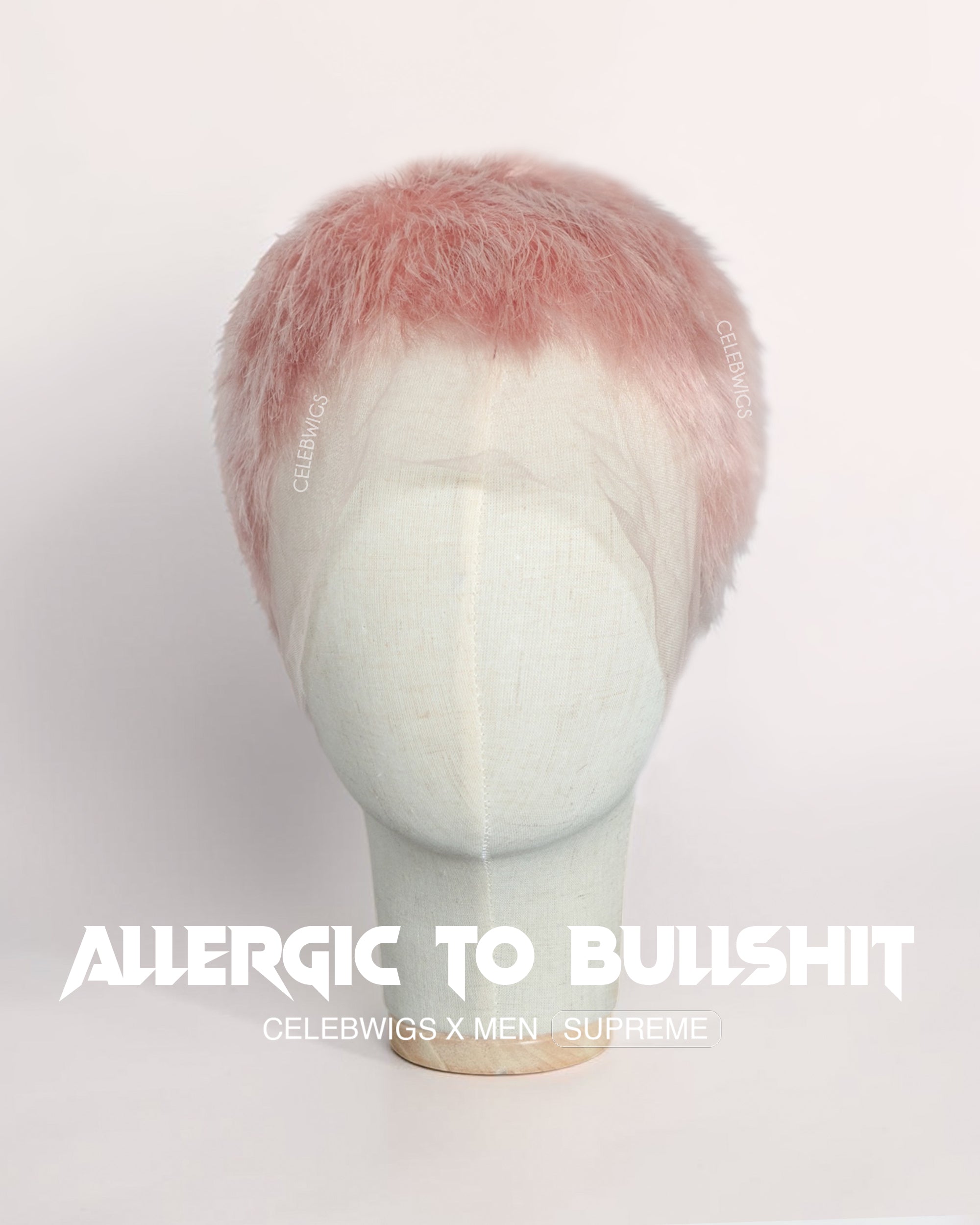 CELEBWIGS MEN  / BUZZCUT : ALLERGIC TO BULLSHIT (SUPREME)
