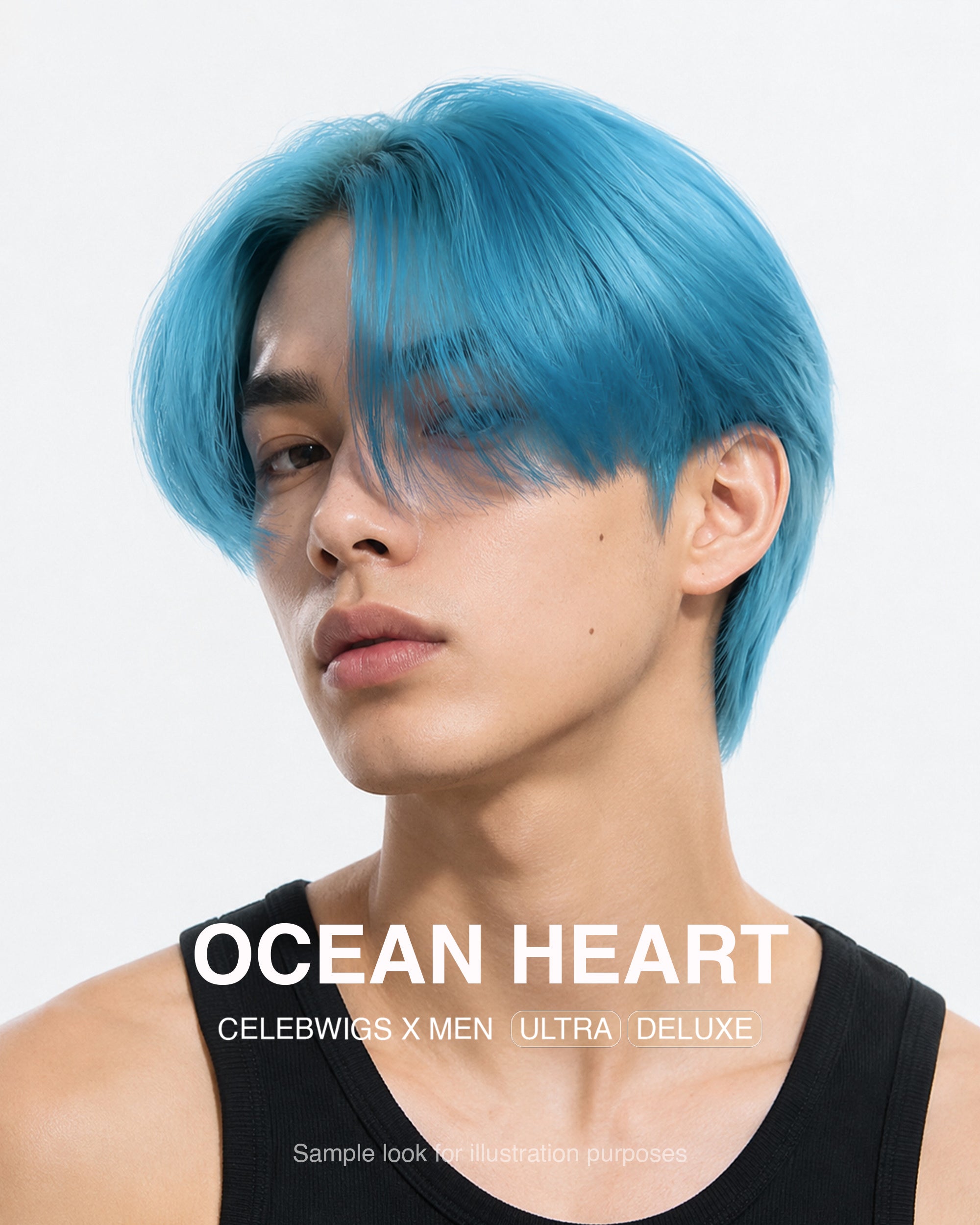 CELEBWIGS MEN  / Ocean Heart - SUMMER2025 (DELUXE)