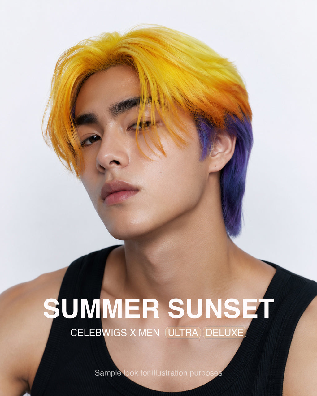 CELEBWIGS MEN  / SUMMER SUNSET - SUMMER2026 (DELUXE)