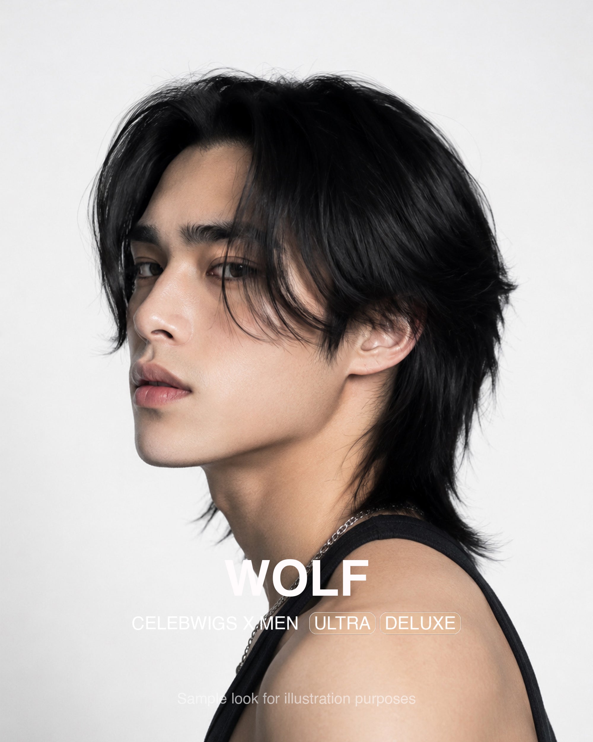 CELEBWIGS MEN  / WOLF (DELUXE)