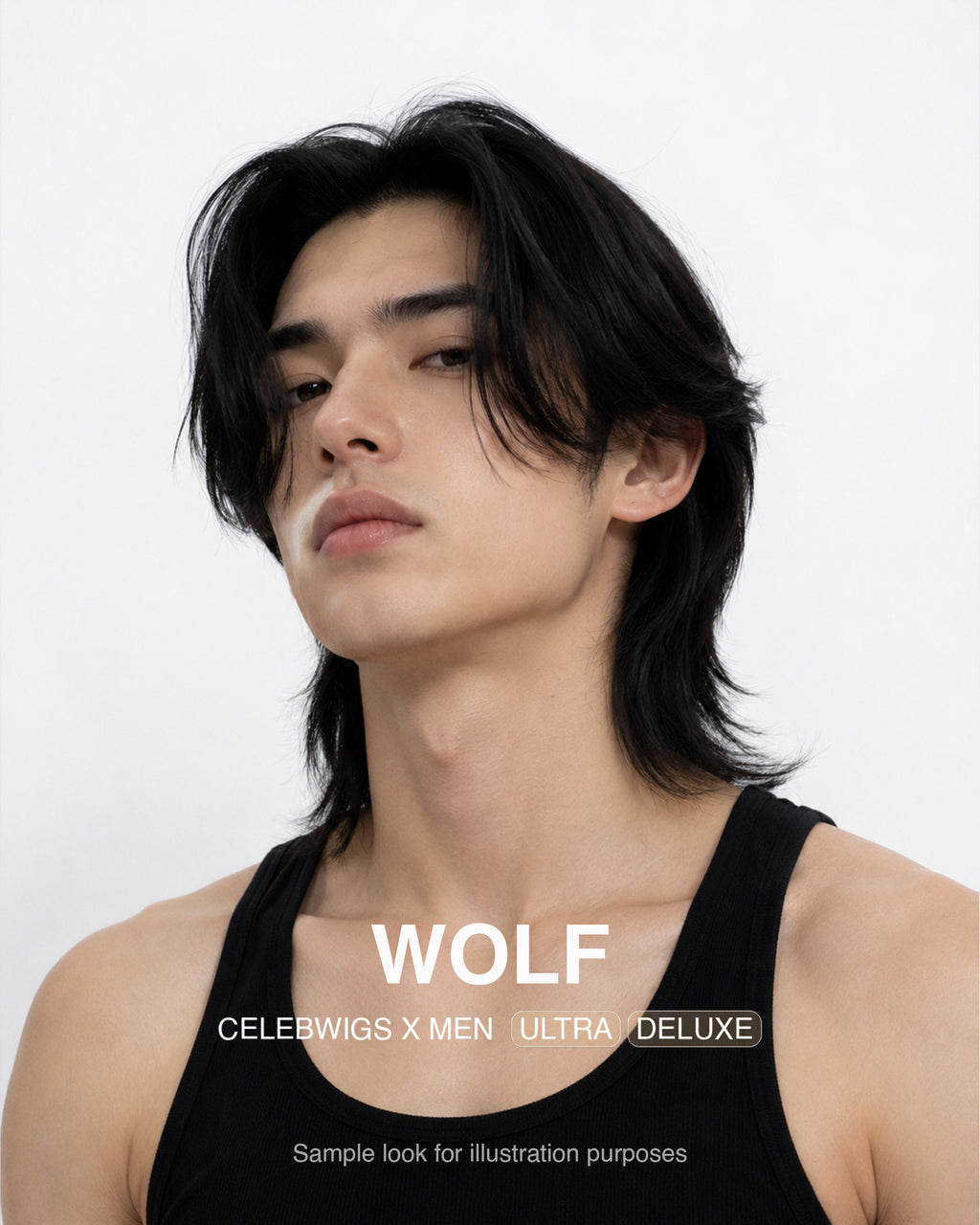 CELEBWIGS MEN  / WOLF (DELUXE)
