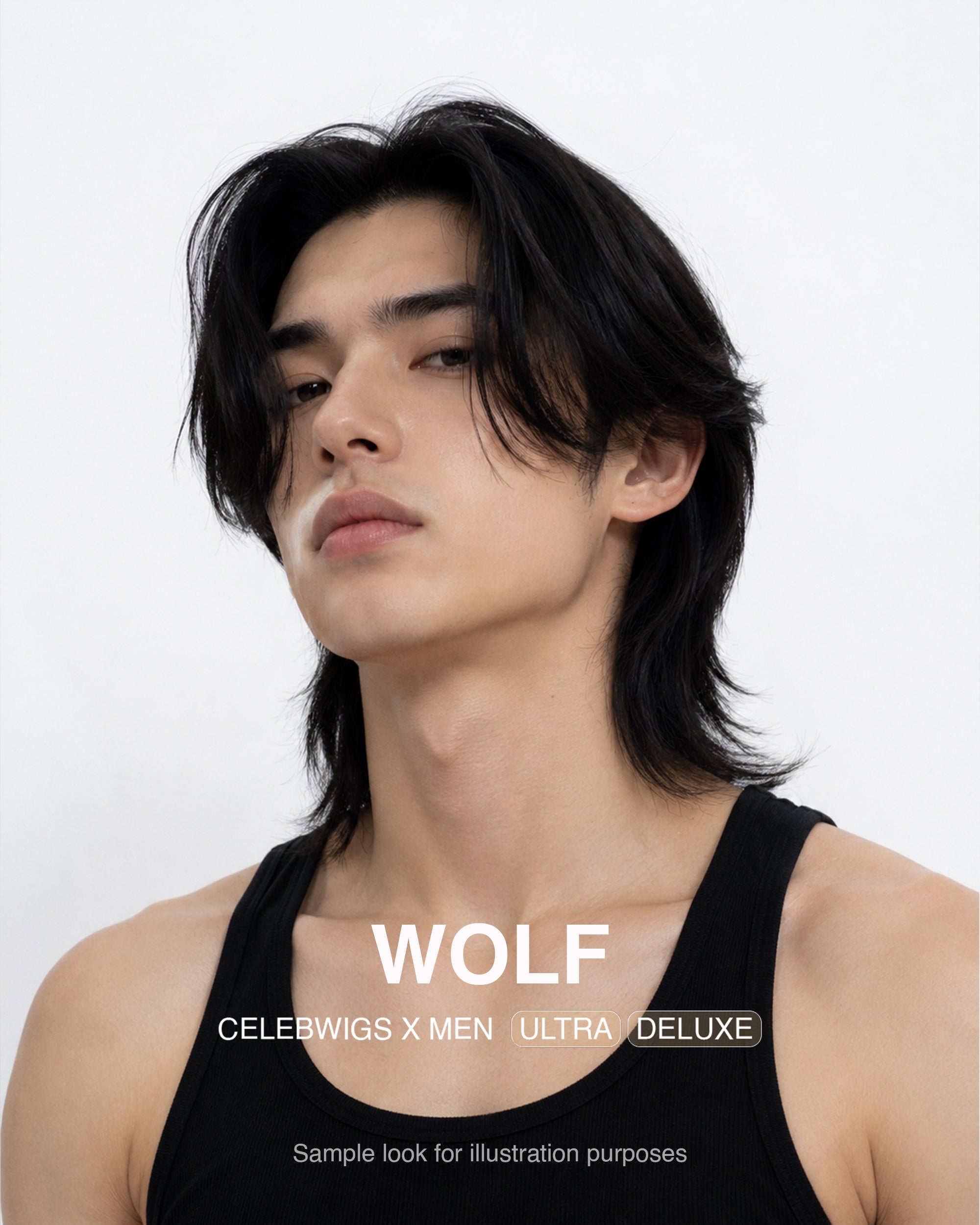CELEBWIGS MEN  / WOLF (DELUXE)